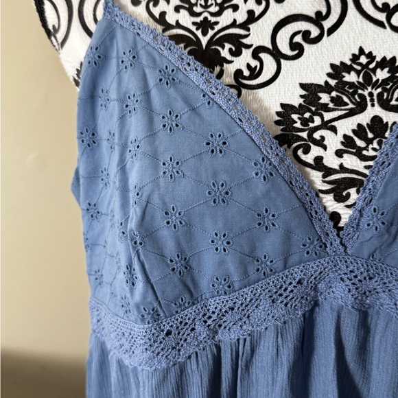 No Boundaries Blue Eyelet Dress NWT - Picture 3 of 7
